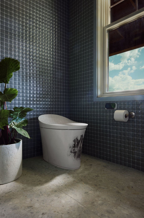 KOHLER K-5401-DA Landshapes One-piece elongated smart toilet, dual-flush