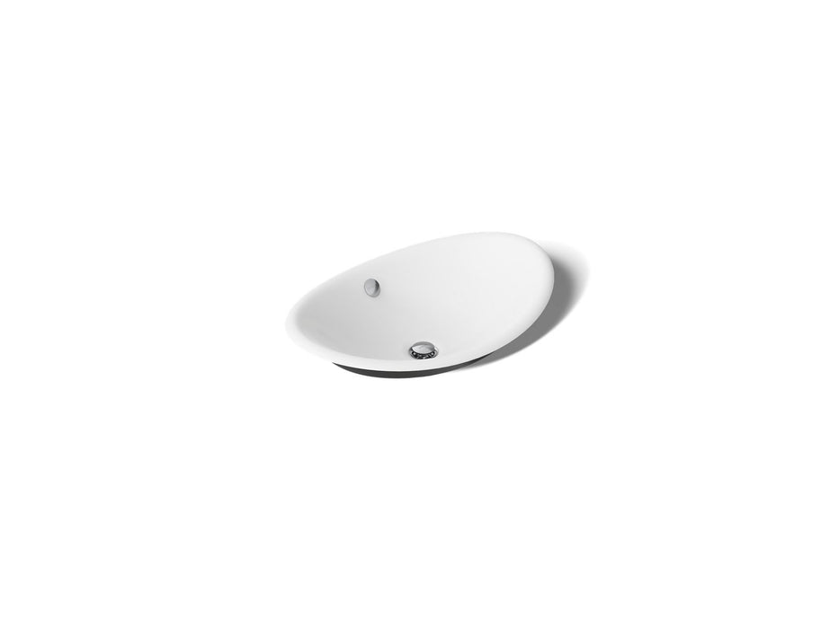KOHLER K-5403-P5 Iron Plains 20-3/4" oval vessel bathroom sink