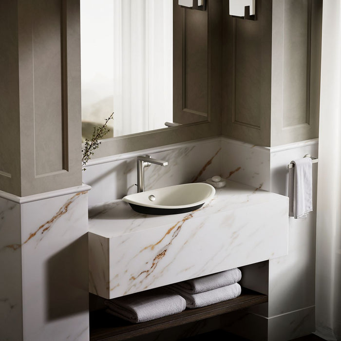 Kohler Iron Plains 20-3/4" oval vessel bathroom sink