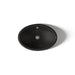 KOHLER K-5403-P5 Iron Plains 20-3/4" oval vessel bathroom sink, black black - view 3