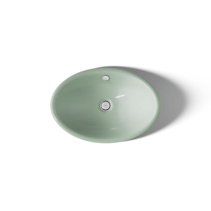 KOHLER K-5403-PAG Iron Plains 20-3/4" oval vessel bathroom sink