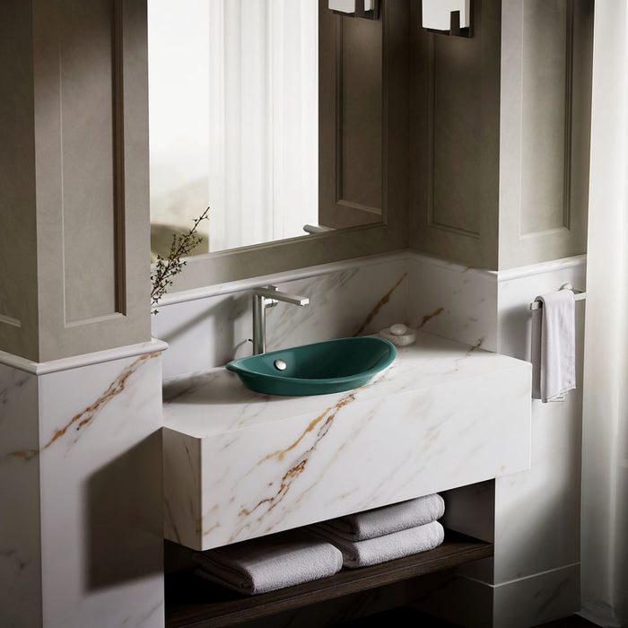 Kohler Iron Plains 20-3/4" oval vessel bathroom sink