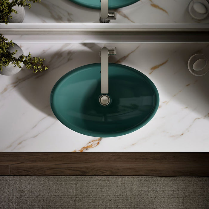 Kohler Iron Plains 20-3/4" oval vessel bathroom sink