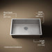 KOHLER K-5409 Strive 29" undermount single-bowl kitchen sink