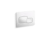 KOHLER K-5413 Cue Flush actuator plate for 2"x 4" in-wall tank and carrier system
