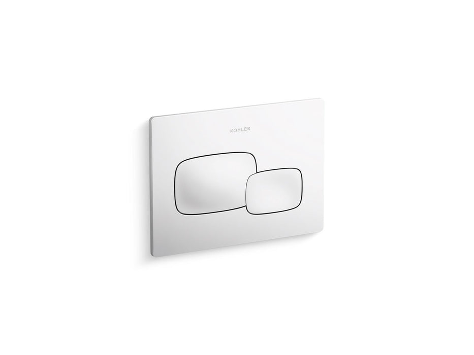 KOHLER K-5413 Cue Flush actuator plate for 2"x 4" in-wall tank and carrier system