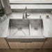 KOHLER K-5416 Strive Smart Divide 35-1/2" undermount double-bowl farmhouse kitchen sink