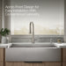 KOHLER K-5416 Strive Smart Divide 35-1/2" undermount double-bowl farmhouse kitchen sink