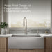 KOHLER K-5417 Strive 29-1/2" undermount single-bowl farmhouse kitchen sink
