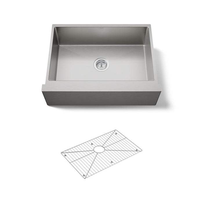 KOHLER Strive 29-1/2" undermount single-bowl farmhouse kitchen sink