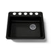 Kohler Riverby 25" undermount single-bowl kitchen sink