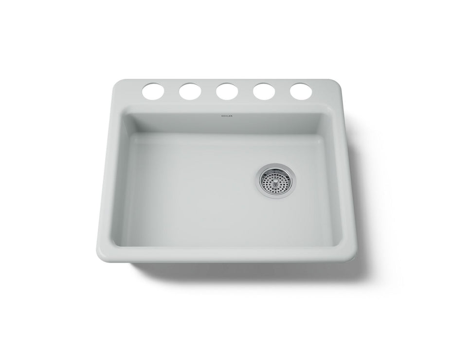 Kohler Riverby 25" undermount single-bowl kitchen sink