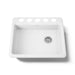 Kohler Riverby 25" undermount single-bowl kitchen sink