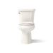 KOHLER K-5481 Highline Two-piece round-front toilet, 1.28 gpf - Biscuit