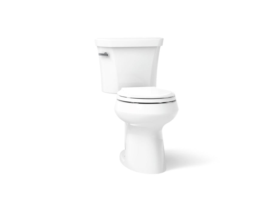 KOHLER K-5481 Highline Two-piece round-front toilet, 1.28 gpf - White