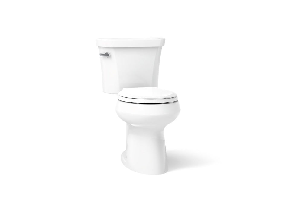 KOHLER K-5481 Highline Two-piece round-front toilet, 1.28 gpf