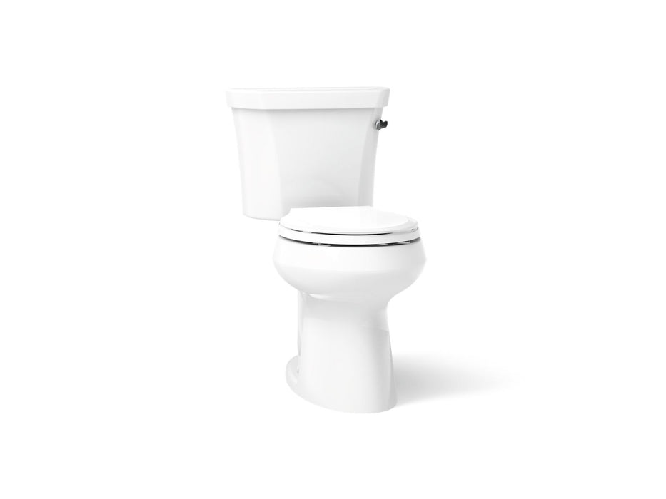 KOHLER K-5481-RA Highline Two-piece round-front toilet, 1.28 gpf