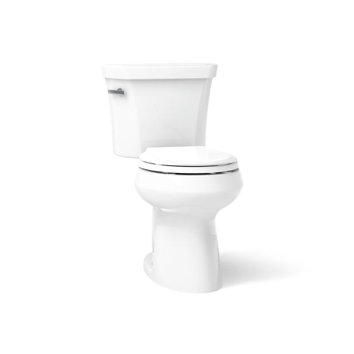 KOHLER K-5481 Highline Two-piece round-front toilet, 1.28 gpf - White