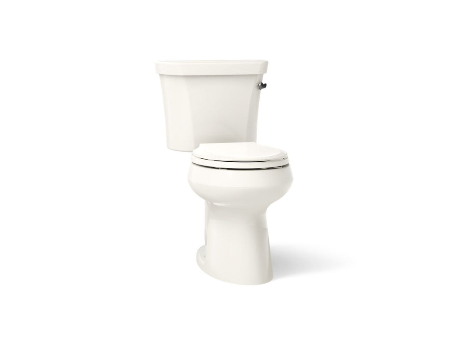 KOHLER K-5481-RA Highline Two-piece round-front toilet, 1.28 gpf - Biscuit