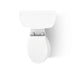 KOHLER K-5481-RA Highline Two-piece round-front toilet, 1.28 gpf - White