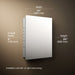 KOHLER K-55060 Embark Slim 16" x 20" rectangular medicine cabinet