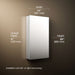 KOHLER K-55061 Embark Slim 15" x 26" rectangular medicine cabinet