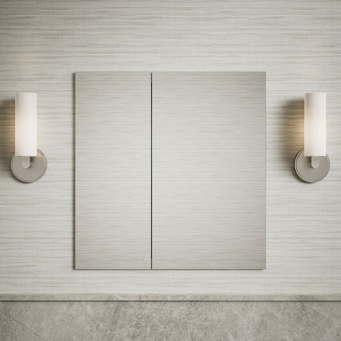 KOHLER K-55063 Embark Slim 25" x 26" rectangular two-door medicine cabinet
