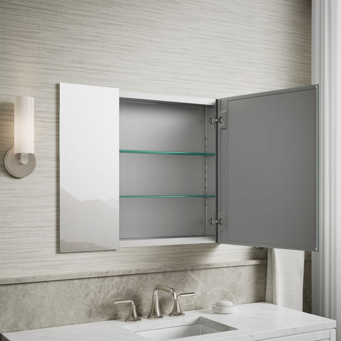 KOHLER K-55064 Embark Slim 30" x 26" rectangular two-door medicine cabinet