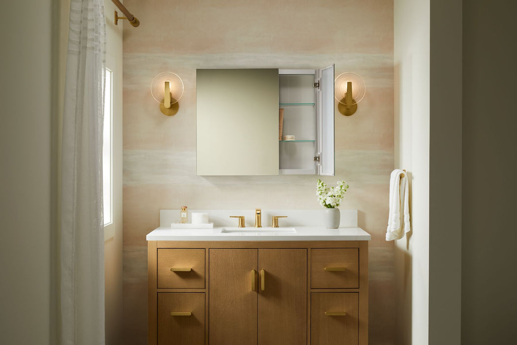 Kohler Embark Slim 30" x 26" rectangular two-door medicine cabinet