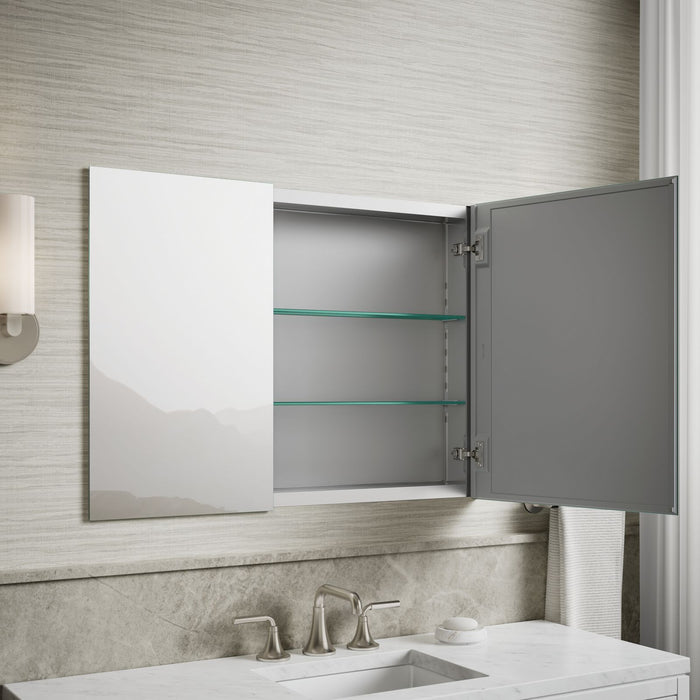 KOHLER K-55065 Embark Slim 35" x 26" rectangular two-door medicine cabinet