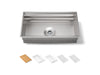 KOHLER K-5540 Prolific 33" undermount single-bowl workstation kitchen sink