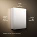 KOHLER K-56000 Embark Premium XL 16" x 20" rectangular medicine cabinet