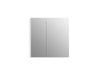Kohler Embark Premium XL 25" x 26" rectangular two-door medicine cabinet