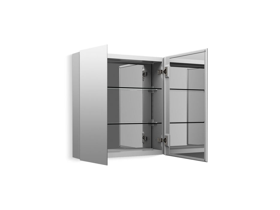 Kohler Embark Premium XL 25" x 26" rectangular two-door medicine cabinet