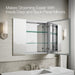KOHLER K-56004 Embark Premium XL 30" x 26" rectangular two-door medicine cabinet