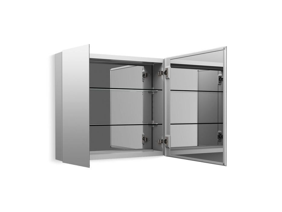 Kohler Embark Premium XL 30" x 26" rectangular two-door medicine cabinet