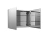 Kohler Embark Premium XL 35" x 26" rectangular two-door medicine cabinet