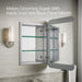 KOHLER K-56150 Embark Premium XL 20" x 31" rectangular medicine cabinet