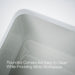 KOHLER K-5665 Whitehaven 23-1/2" undermount single-bowl farmhouse kitchen sink, aspen green - view 2