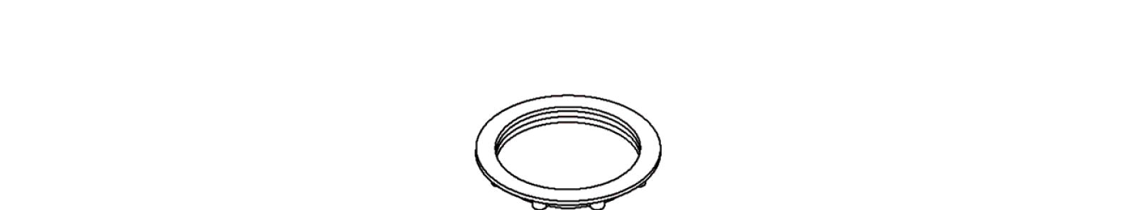 KOHLER K-56847 Nut 3.375 - 14 Basket Strainer