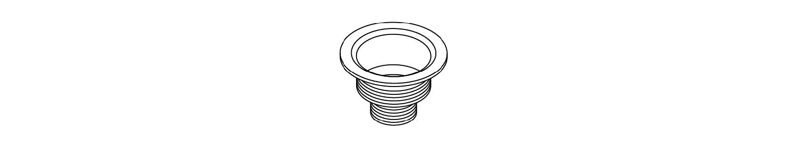 KOHLER K-57015 Sink Strainer Body
