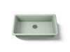 KOHLER K-5707 Iron/Tones 33" top-/undermount single-bowl kitchen sink, aspen green