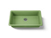 KOHLER K-5707 Iron/Tones 33" top-/undermount single-bowl kitchen sink, fresh green