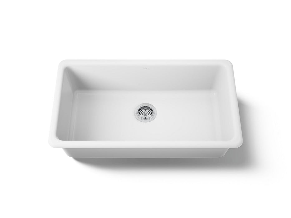 KOHLER K-5707 Iron/Tones 33" top-/undermount single-bowl kitchen sink