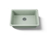 KOHLER K-5708 Iron/Tones 27" top-/undermount single-bowl kitchen sink, aspen green