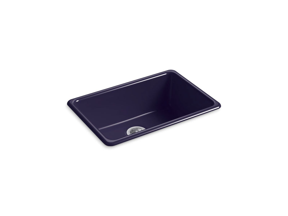 KOHLER Iron/Tones 27" top-/undermount single-bowl kitchen sink