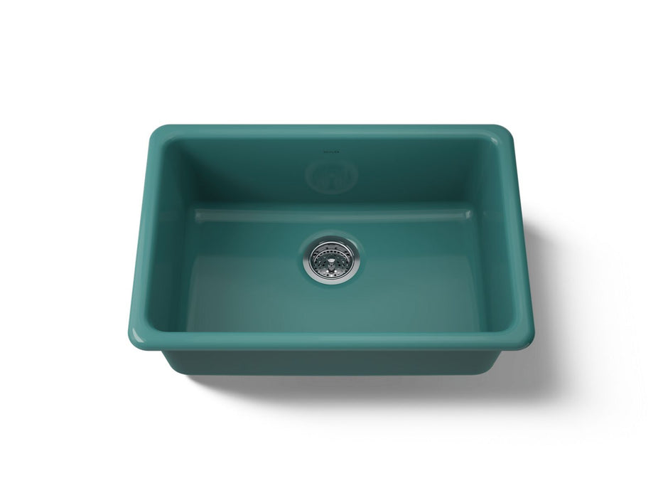 KOHLER Iron/Tones 27" top-/undermount single-bowl kitchen sink