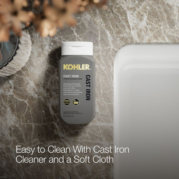 KOHLER Iron/Tones 27" top-/undermount single-bowl kitchen sink