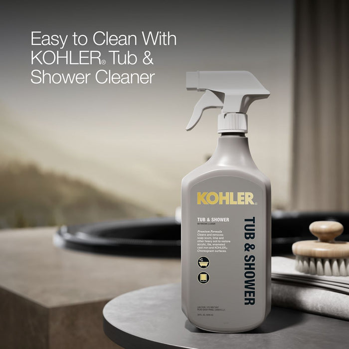 KOHLER K-5713 Underscore 59-3/4" x 35-3/4" drop-in bath, black black - view 5