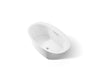 KOHLER K-5713 Underscore 59-3/4" x 35-3/4" drop-in bath, white